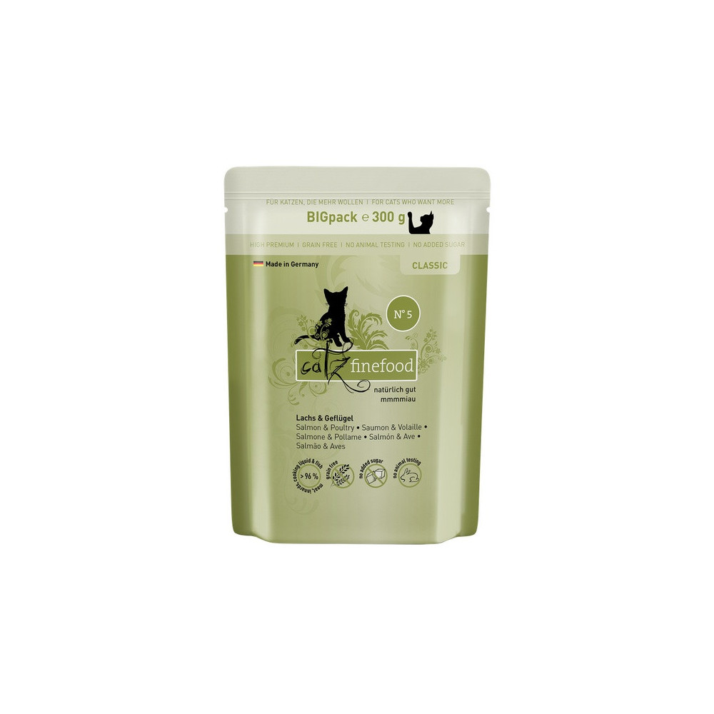 Catz Finefood Classic N.05 Łosoś i drób saszetka 300g