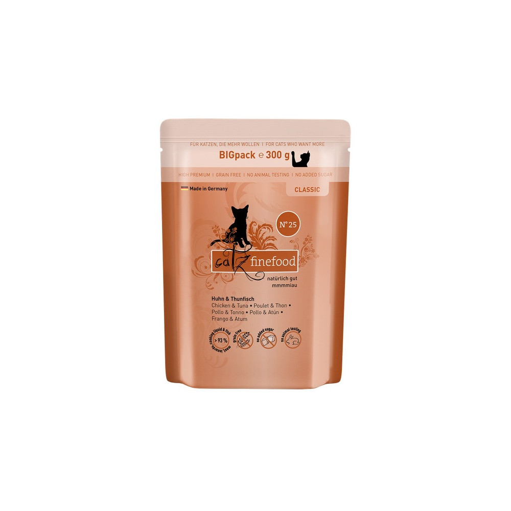 Catz Finefood Classic N.25 Kurczak i Tuńczyk saszetka 300g