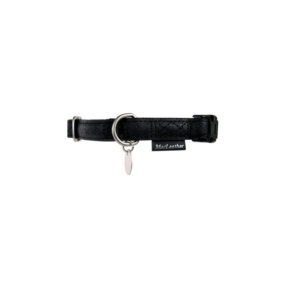 Zolux Obroża regulowana Mac Leather 20mm Czarna [522040NO]