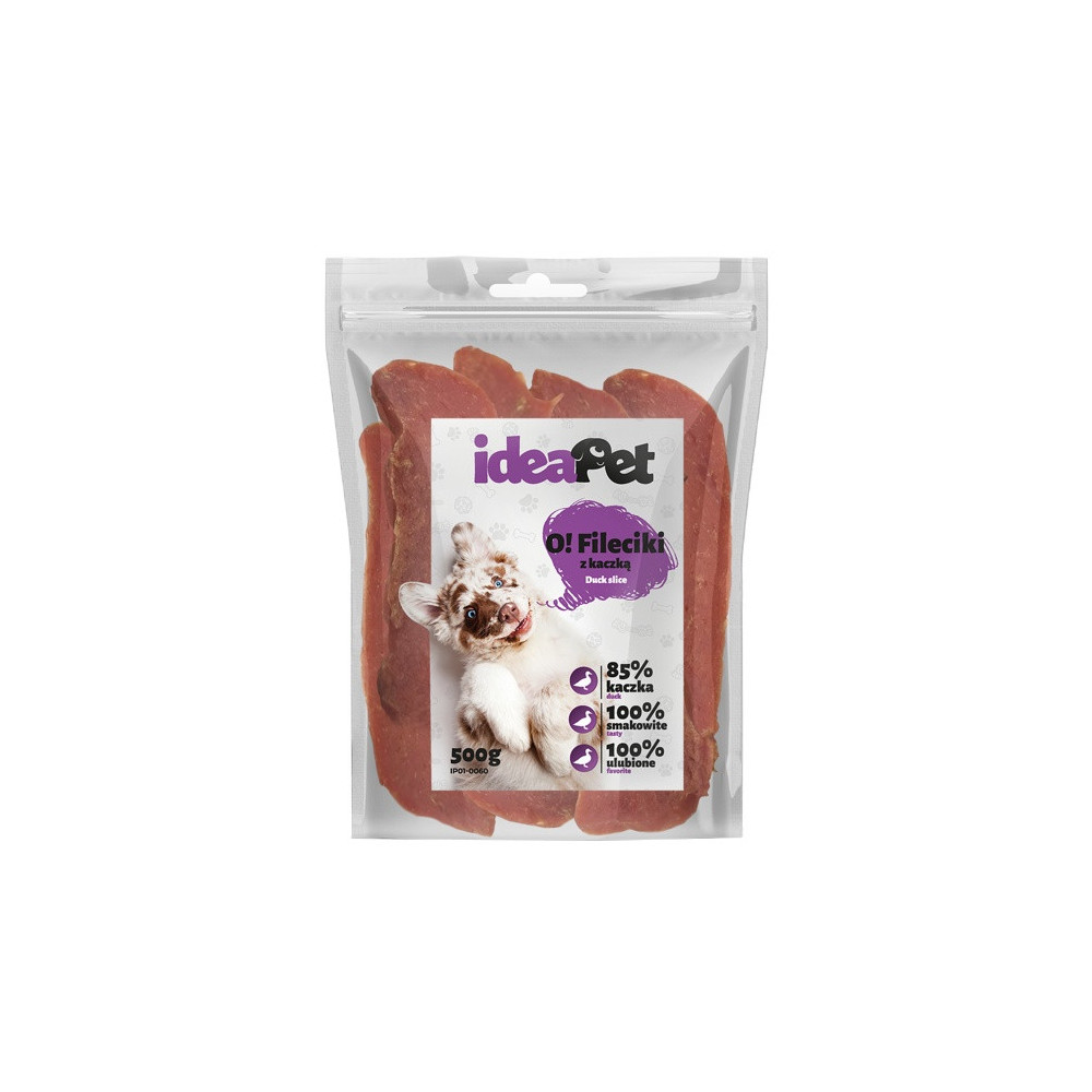 IdeaPet Fileciki z kaczką 500g