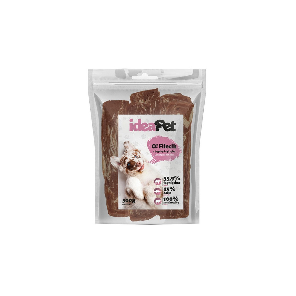 IdeaPet Fileciki z jagnięciną i rybą 500g