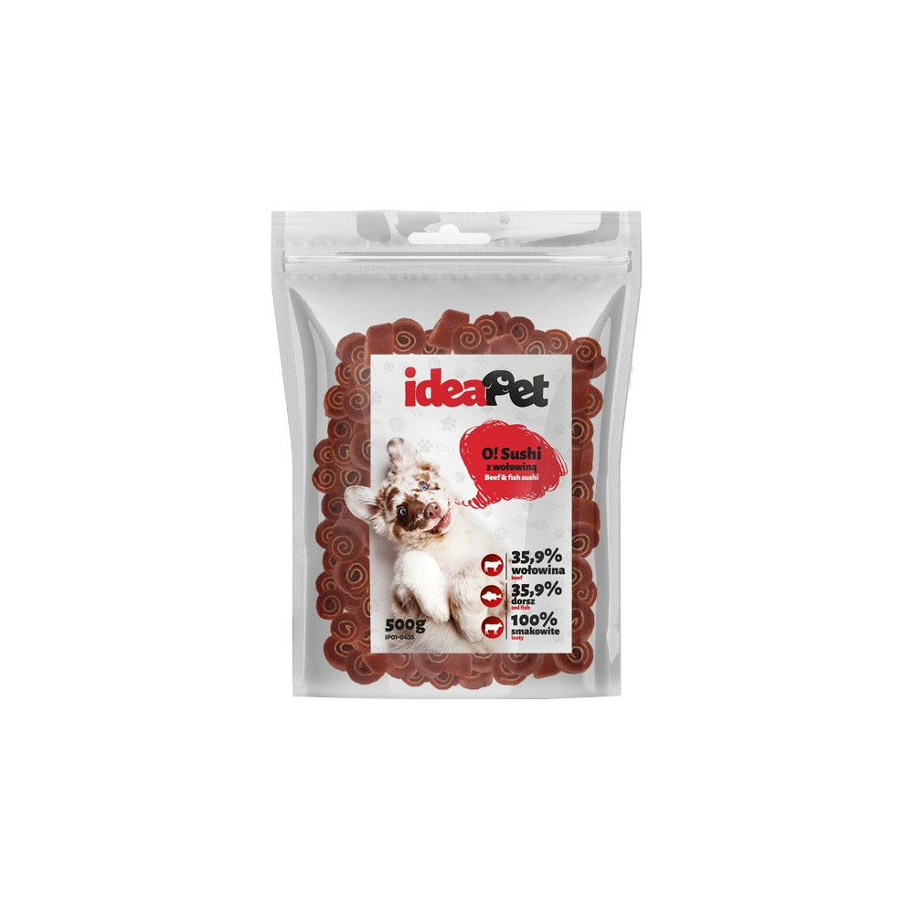 IdeaPet Sushi z wołowiną 500g