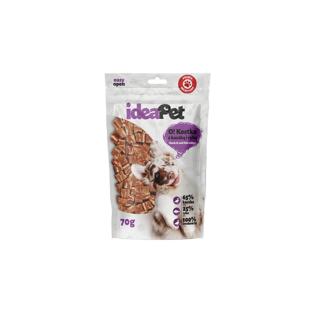 IdeaPet O! Kostka z kaczką i rybą 70g