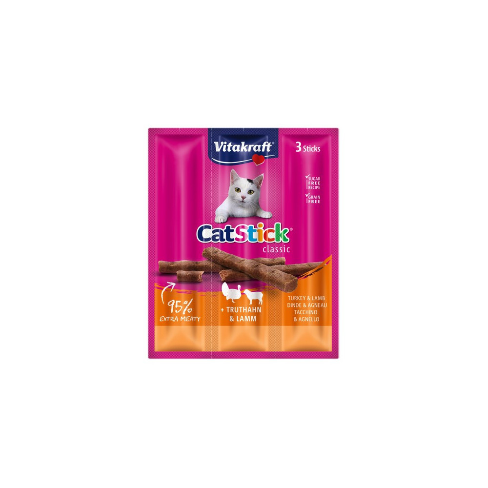 Vitakraft Cat Stick Classic Indyk i Jagnięcina 18g [18202]