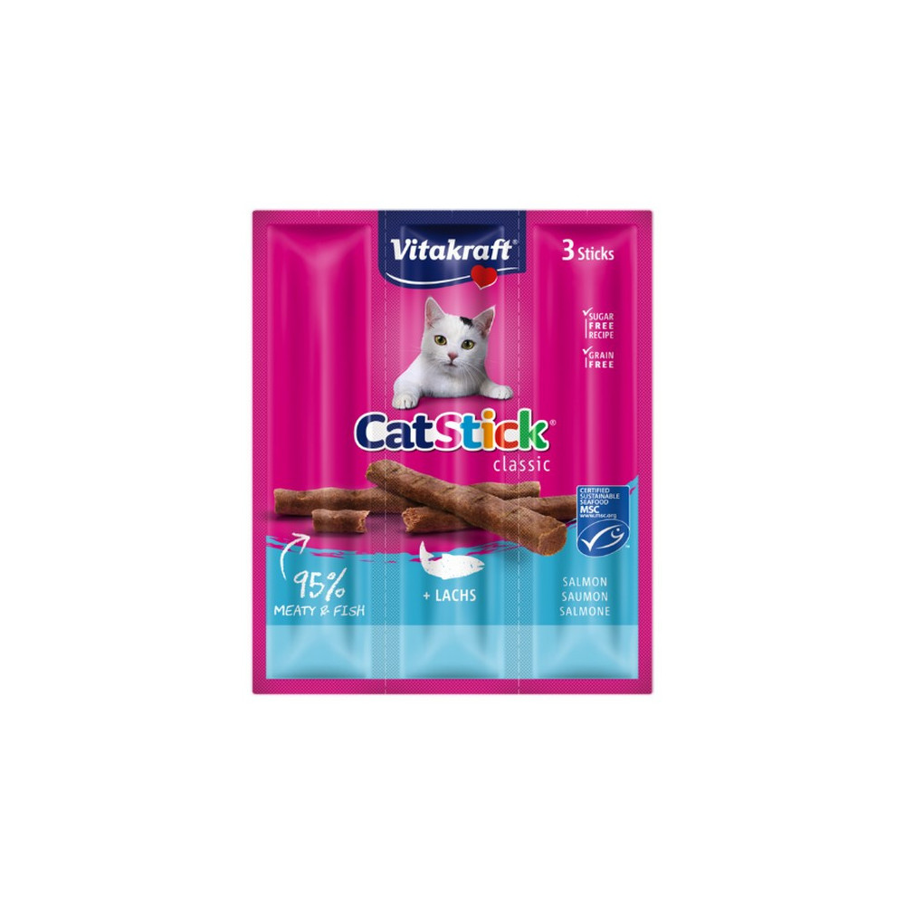 Vitakraft Cat Stick Classic Łosoś 18g [18201]