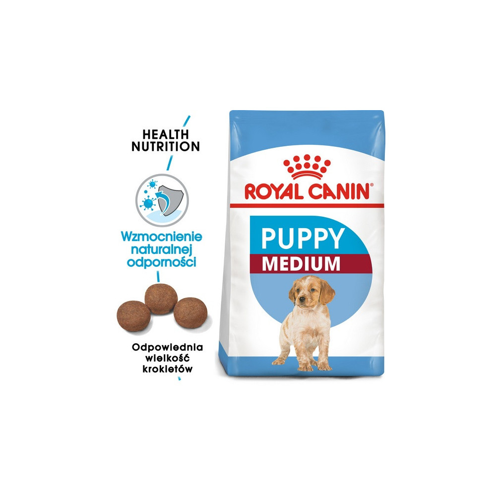 Royal Canin Medium Puppy karma sucha dla szczeniąt, od 2 do 12 miesiąca, ras średnich 1kg