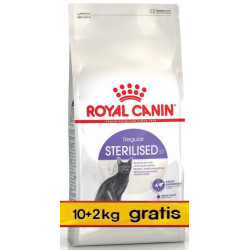 Royal Canin Sterilised karma sucha dla kotów dorosłych, sterylizowanych 12kg (10+2kg)