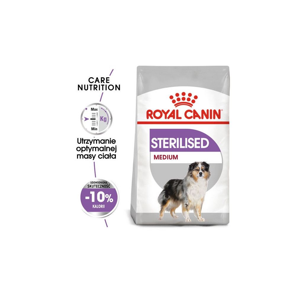 Royal Canin Medium Sterilised karma sucha dla psów dorosłych, ras średnich, sterylizowanych 3kg