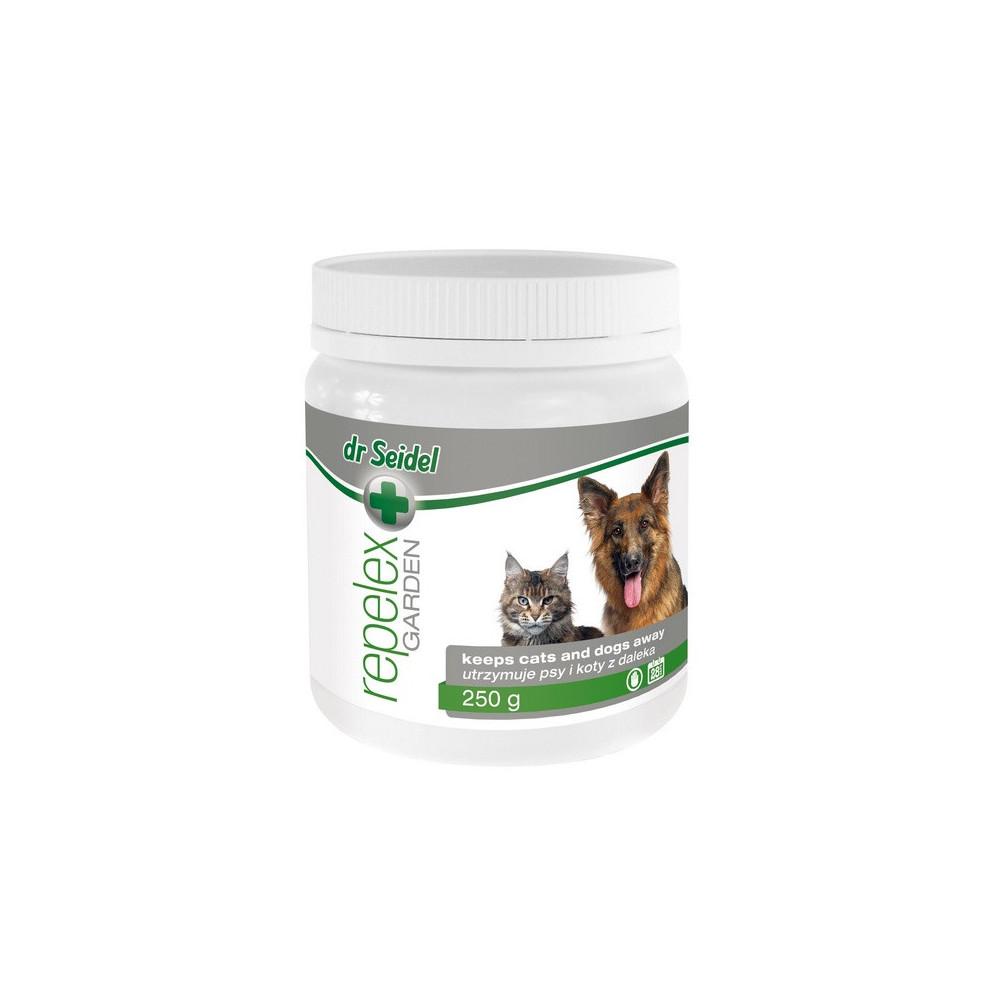 Dr Seidel Repelex Garden (Ogród) - Preparat utrzymujący psy i koty z daleka - 250g