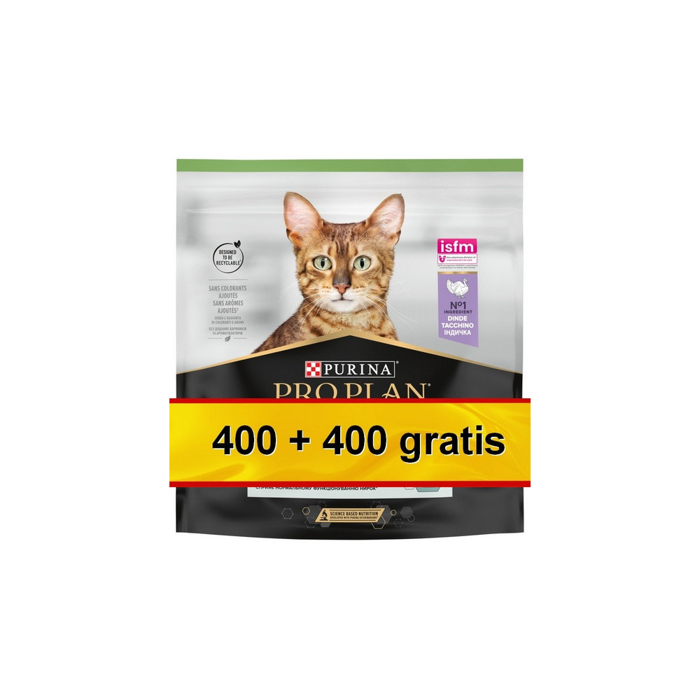 Purina Pro Plan Cat Sterilised Renal Adult Indyk 800g (400+400g gratis)