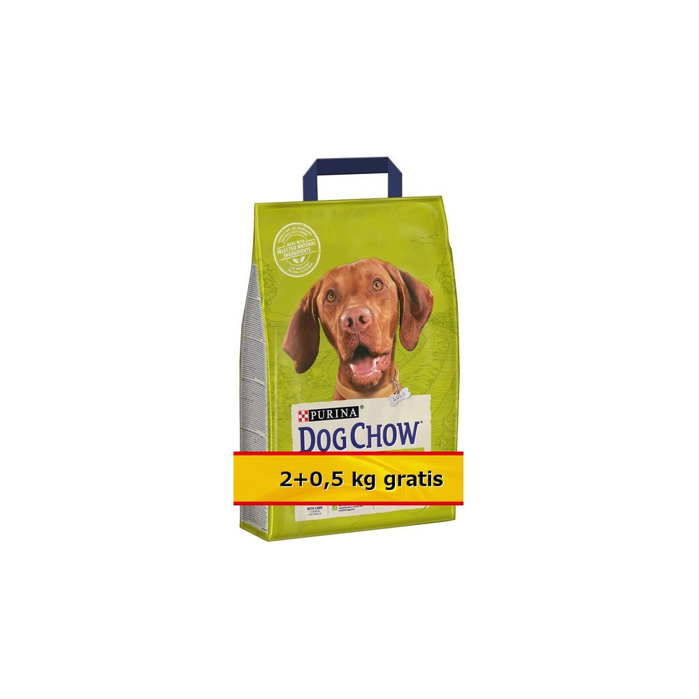 Purina Dog Chow Adult Jagnięcina 2,5kg (2+0,5kg)
