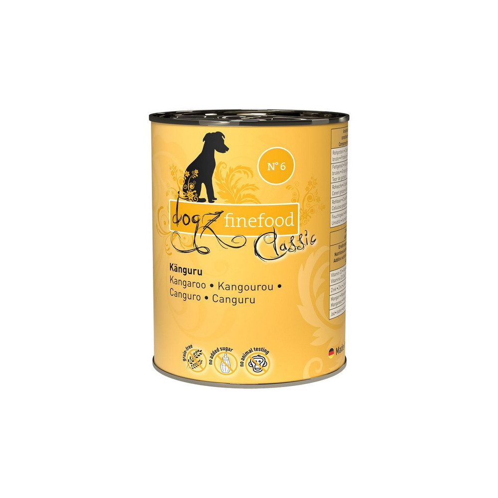 Dogz Finefood Classic N.06 Kangur puszka 400g