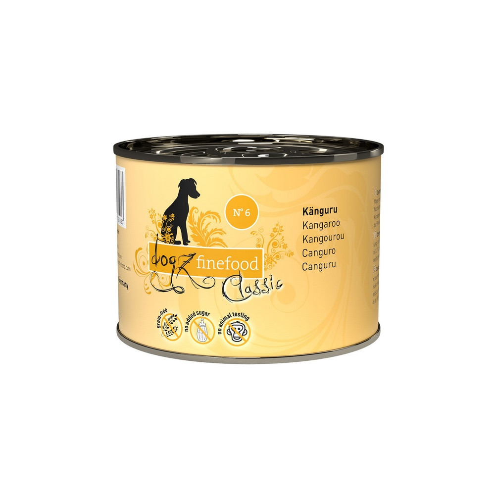 Dogz Finefood Classic N.06 Kangur puszka 200g