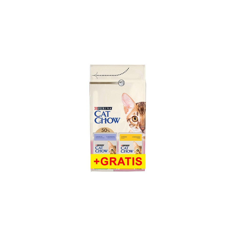 Purina Cat Chow Kitten z Kurczakiem 1,5kg + saszetki 2x85g gratis