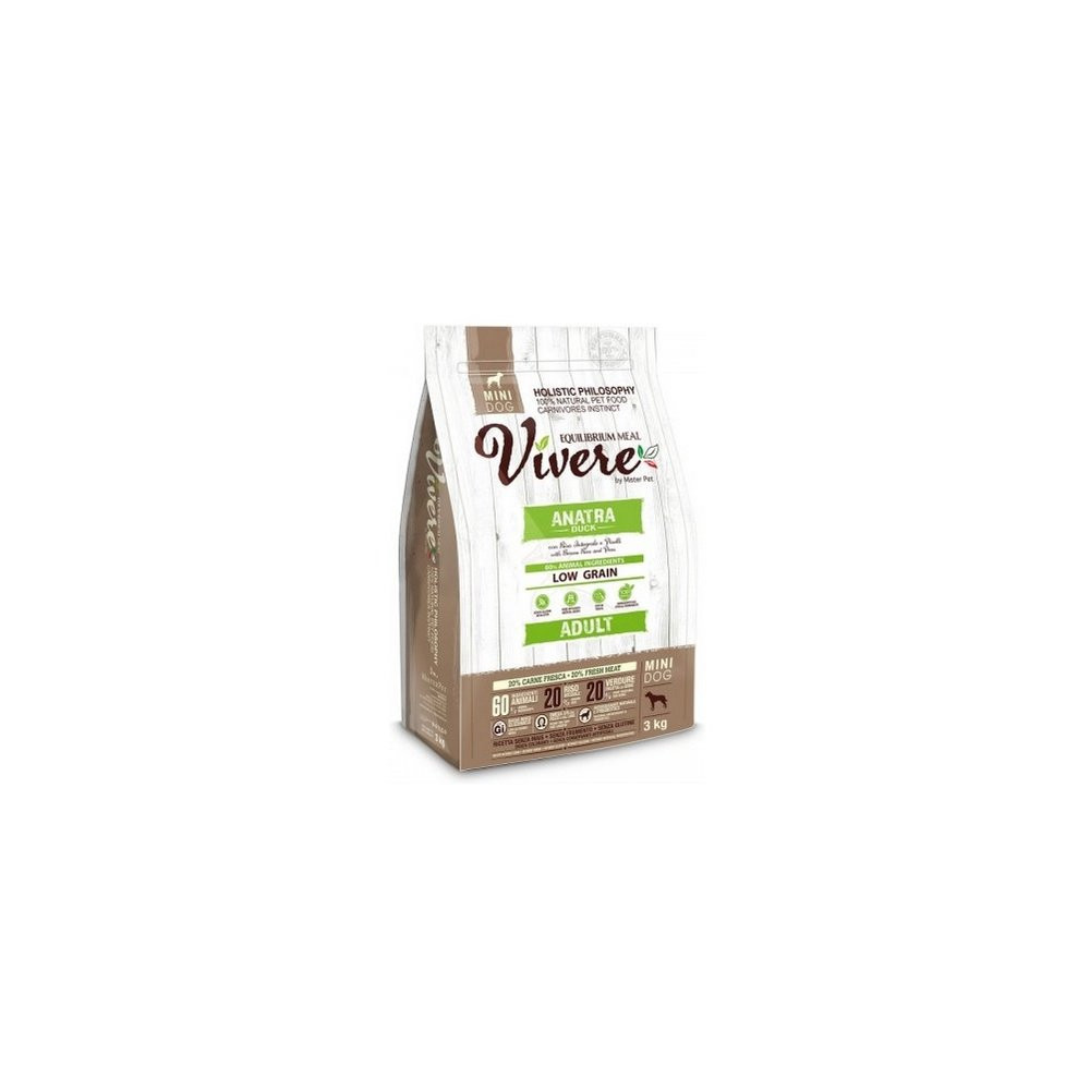 Vivere Dog Mini Adult Duck 3kg