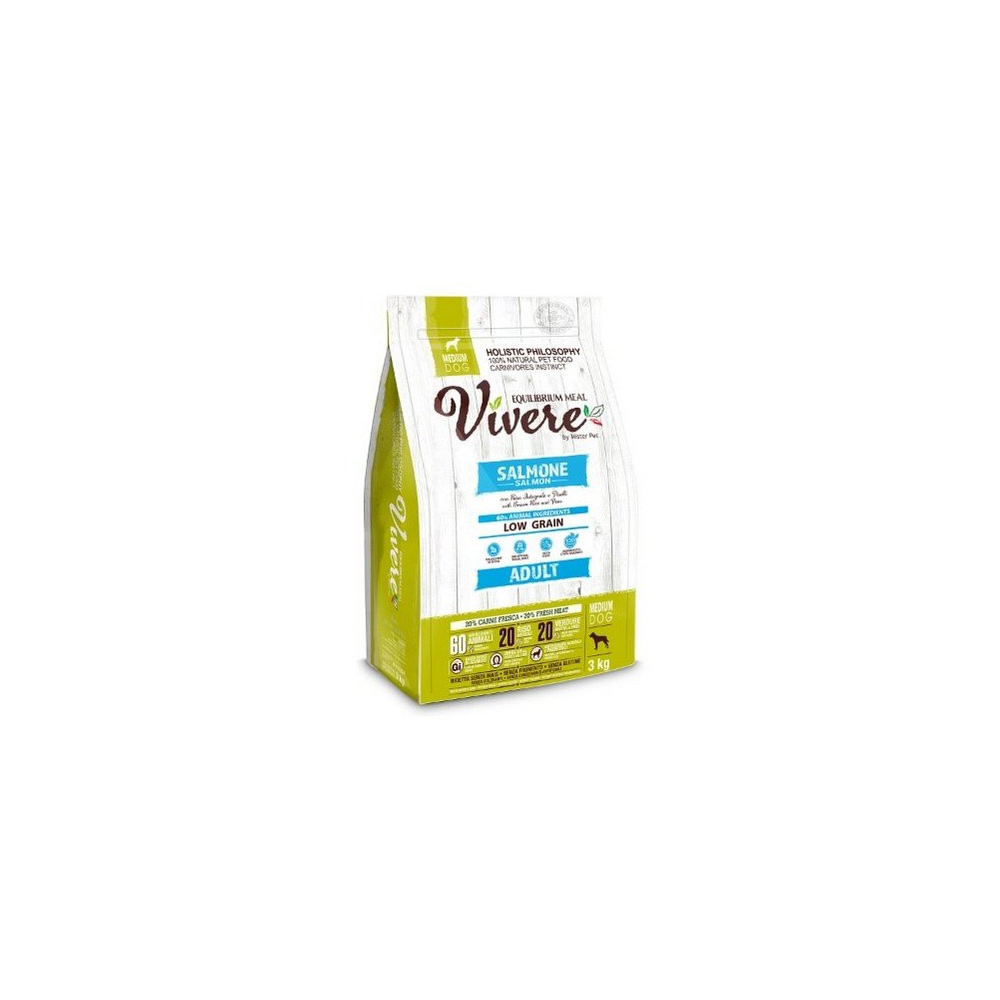 Vivere Dog Medium Adult Salmon 3kg