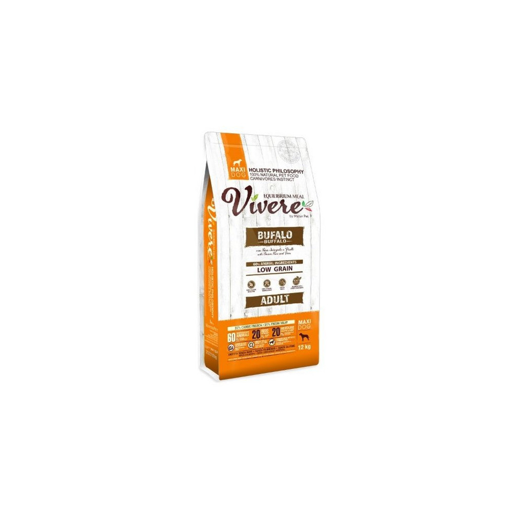 Vivere Dog Maxi Adult Buffalo 12kg