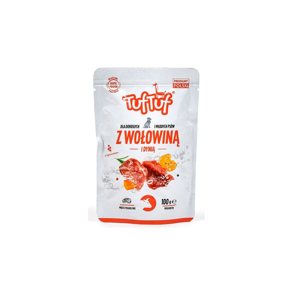 TUF TUF Wołowina z dynią i ziemniakami dla psa saszetka 100g