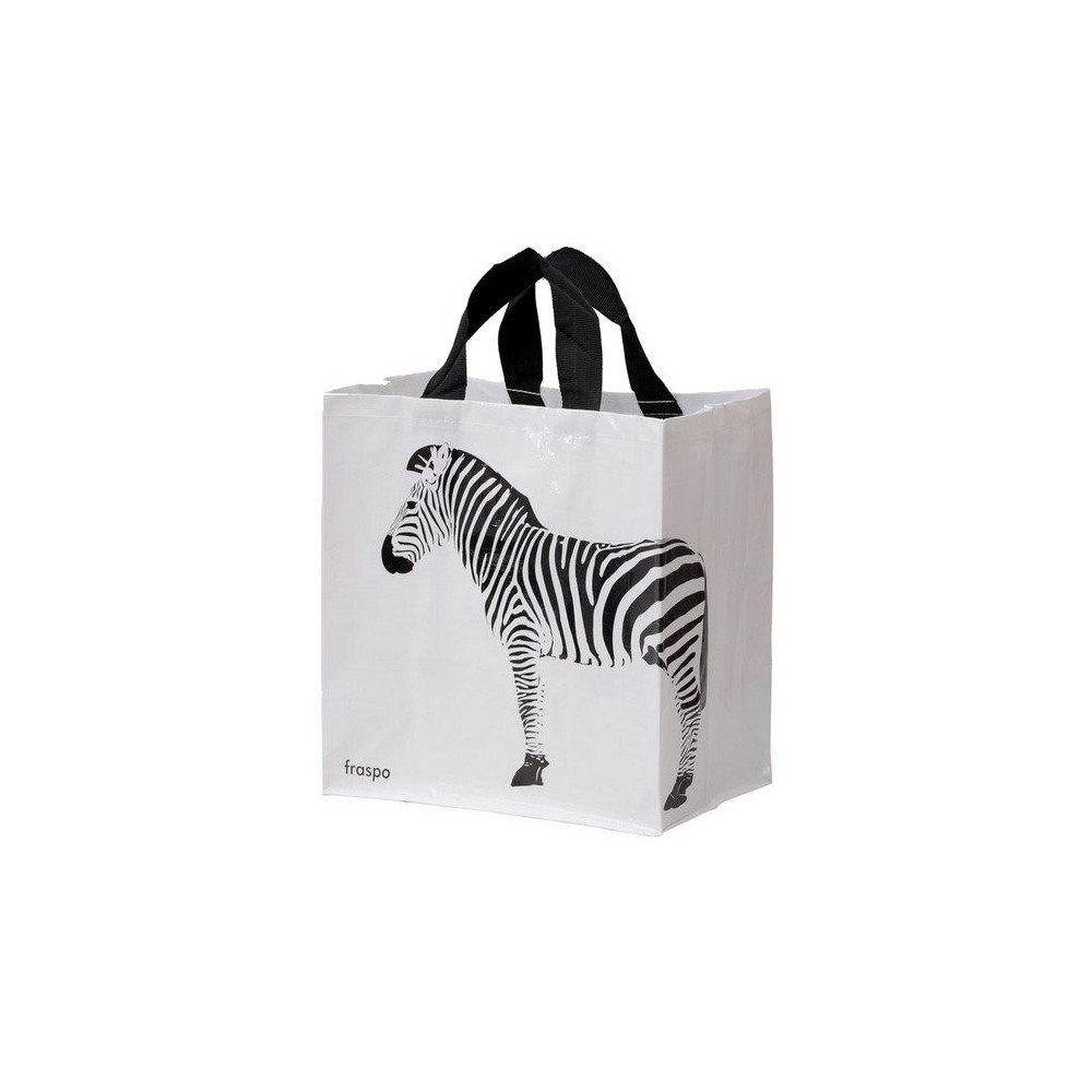 Torba Animals 24L zebra biała