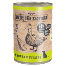Wiejska Zagroda Kaczka z gruszką puszka 400g