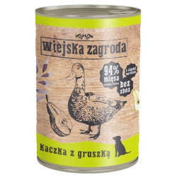 Wiejska Zagroda Kaczka z gruszką puszka 400g