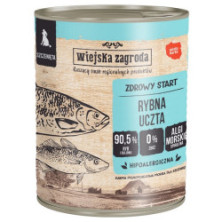 Wiejska Zagroda Rybna uczta Puppy puszka 800g