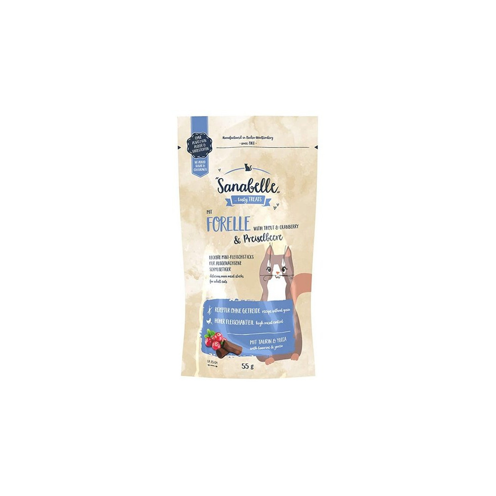 Sanabelle Snack Pstrąg & Borówka 55g