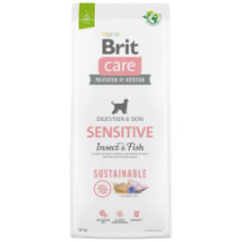 Brit Care Sustainable Sensitive Insect & Fish 14kg (12+2kg gratis)