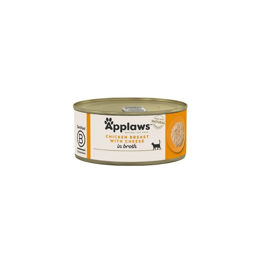 Applaws puszka dla kota Kurczak i Ser 156g