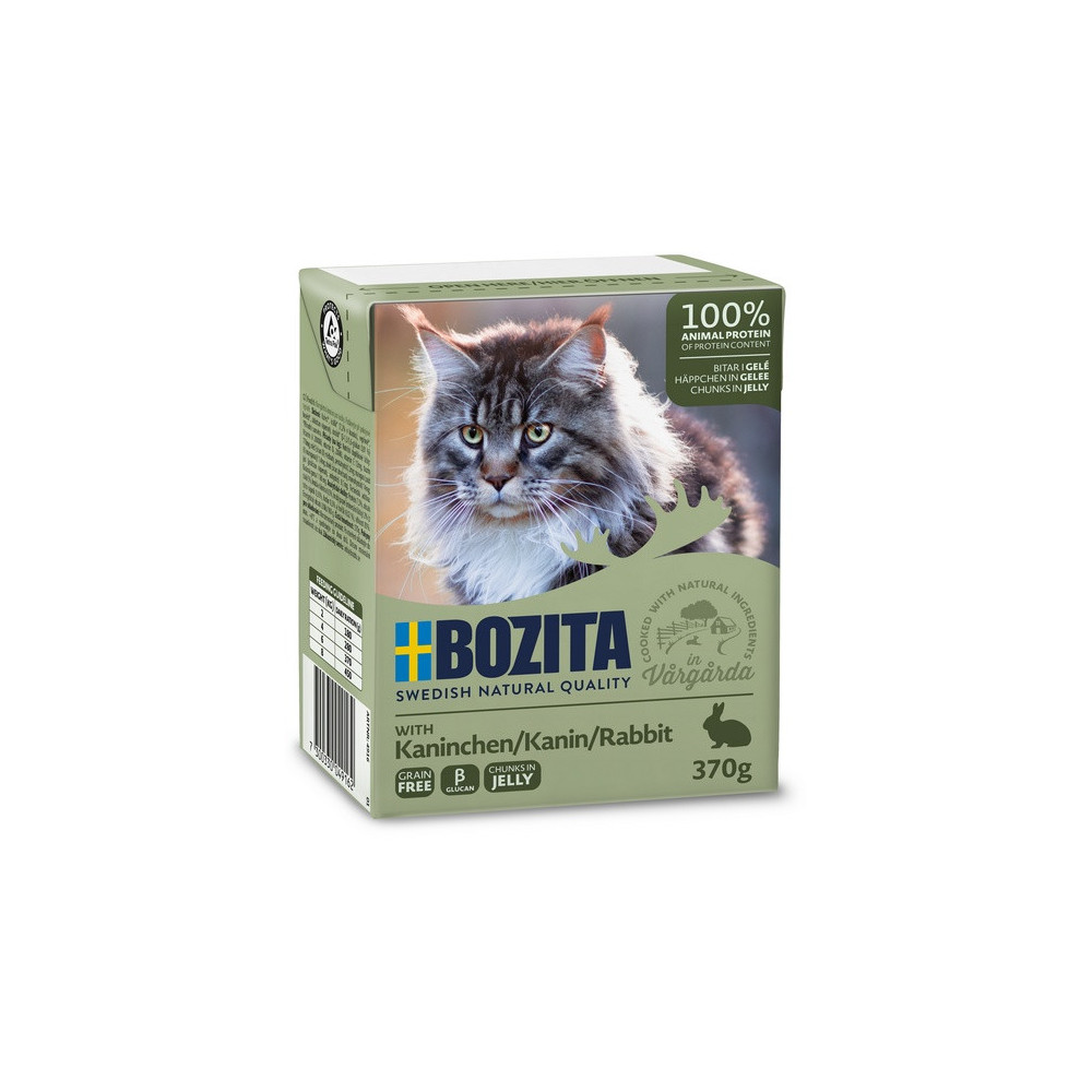Bozita z Królikiem kawałki w galaretce kartonik 370g
