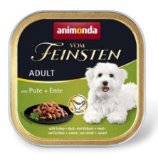 Animonda vom Feinsten Dog Adult Indyk i Kaczka w sosie tacka 150g