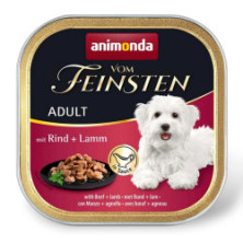 Animonda vom Feinsten Dog Adult Wołowina i Jagnięcina w sosie tacka 150g