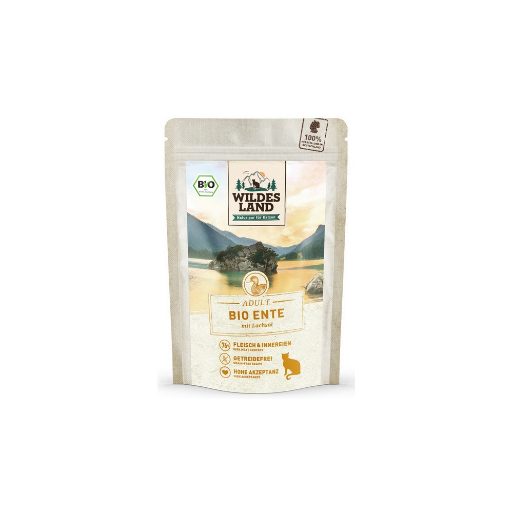 Wildes Land Cat Bio Ente Pur saszetka 85g
