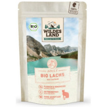 Wildes Land Cat Bio Lachs Pur saszetka 85g