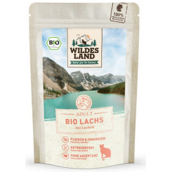 Wildes Land Cat Bio Lachs Pur saszetka 85g