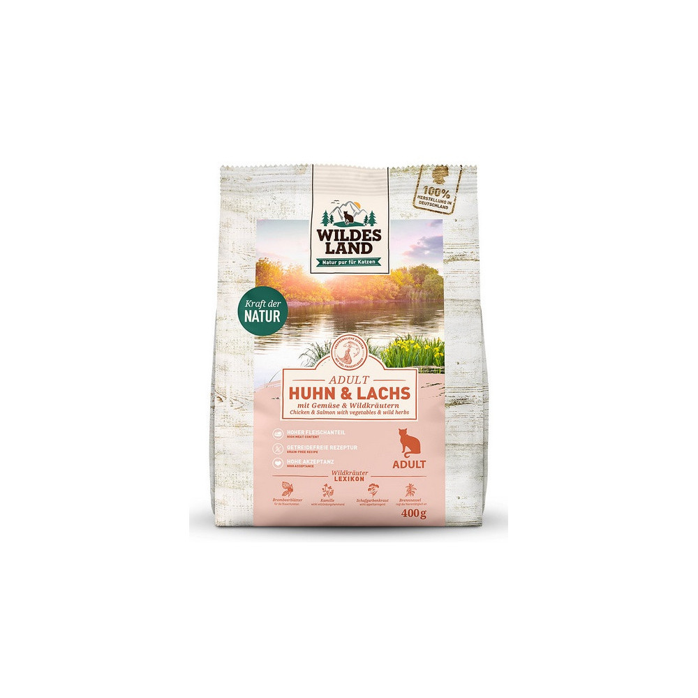 Wildes Land Cat Classic Adult Huhn & Lachs 400g