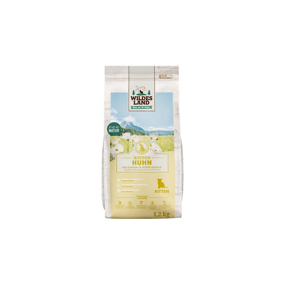 Wildes Land Cat Classic Kitten Huhn 1,2kg