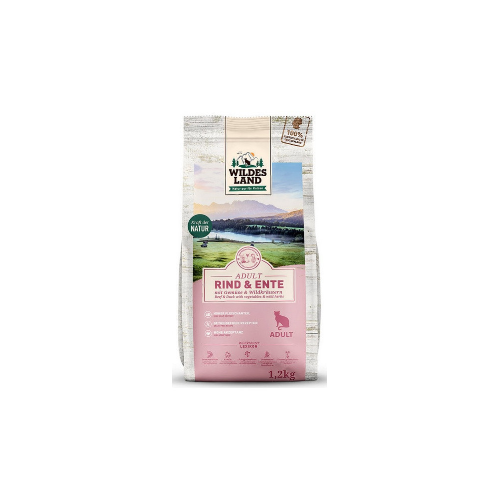 Wildes Land Cat Classic Adult Rind & Ente 1,2kg