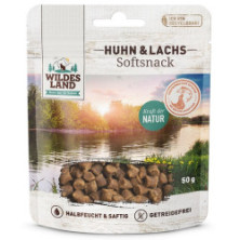 Wildes Land Cat Softsnack Huhn & Lachs 50g