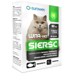 Wita-Vet Kot Sierść 60tabl.