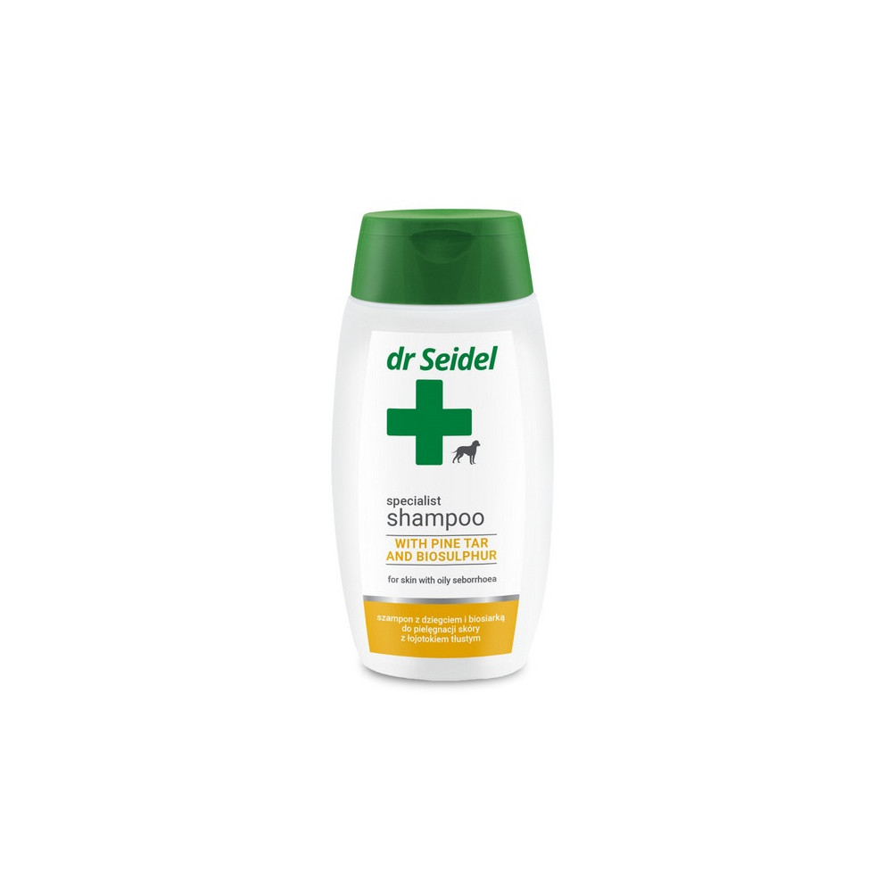 Dr Seidel Szampon dla psów z dziegciem i biosiarką 220ml