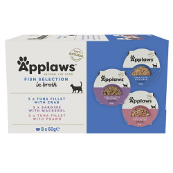 Applaws miseczki dla kota Fish Selection Multi Pack 8x60g