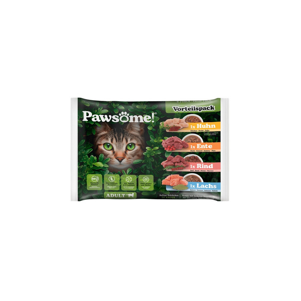 Pawsome Mixpack saszetki 4x85g