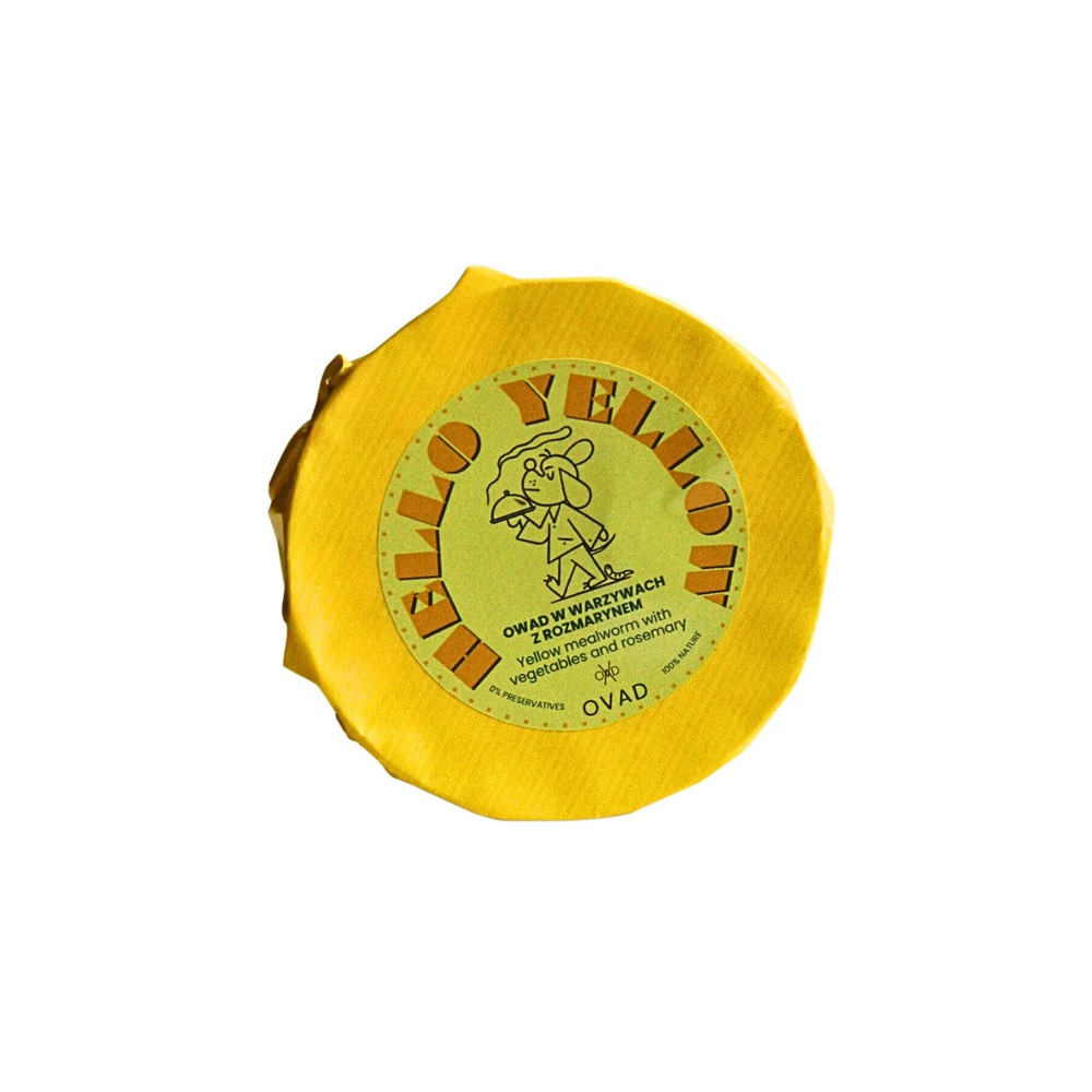 Ovad Hello Yellow Owad w warzywach z rozmarynem puszka 140g