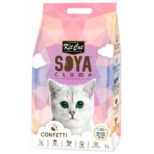 Kit Cat Żwirek ECO SoyaClump Confetti 7L / 2,5kg