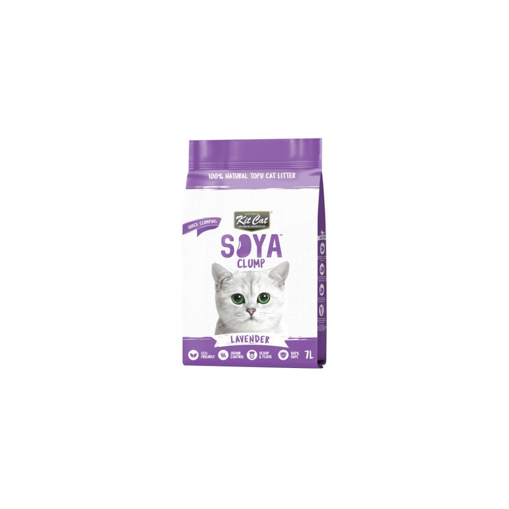 Kit Cat Żwirek ECO SoyaClump Lavender 7L / 2,5kg