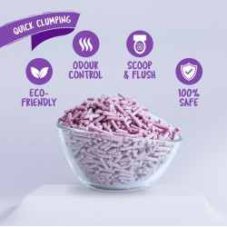 Kit Cat Żwirek ECO SoyaClump Lavender 7L / 2,5kg