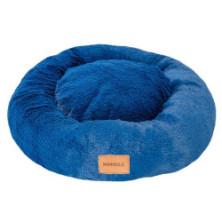 MIMIKO Pets Legowisko Shaggy okrągłe L 60cm chabrowe