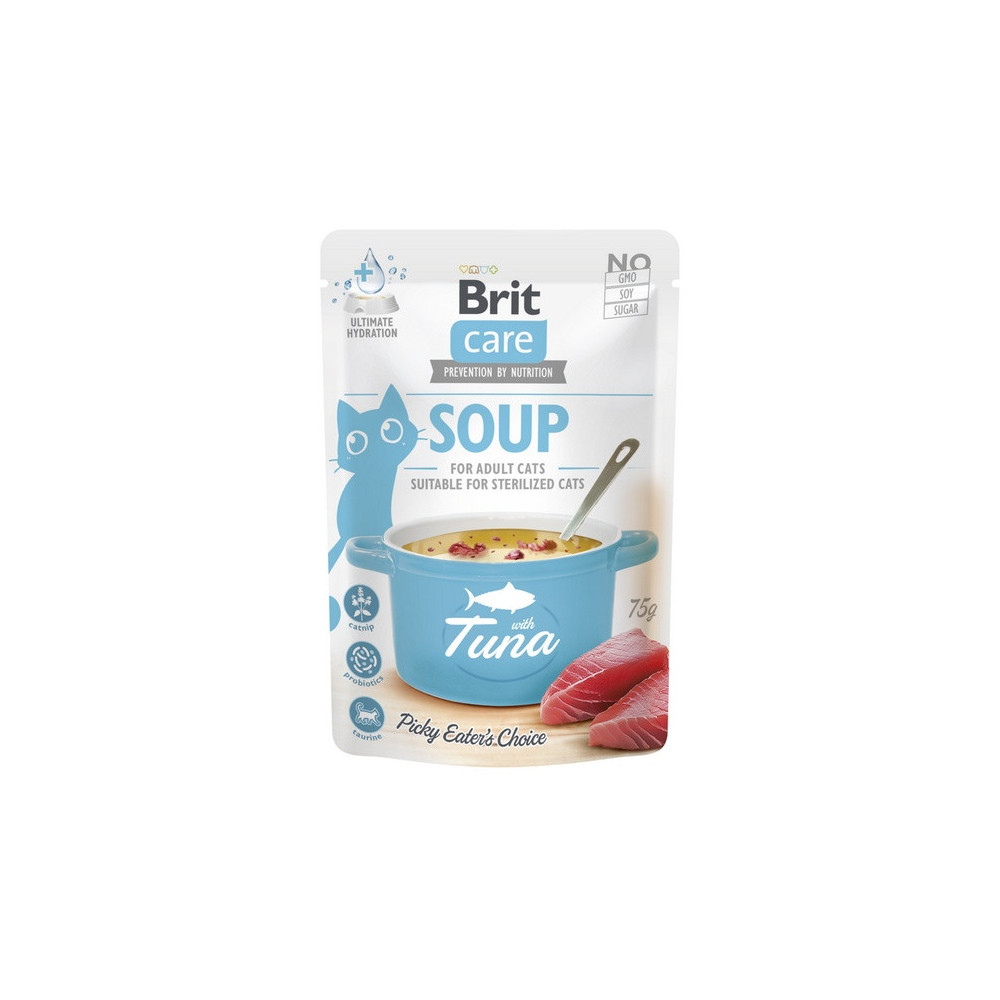 Brit Care Cat Soup Tuna saszetka 75g