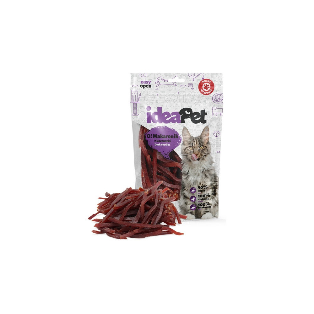 IdeaPet O! Kot Makaron z kaczki 60g